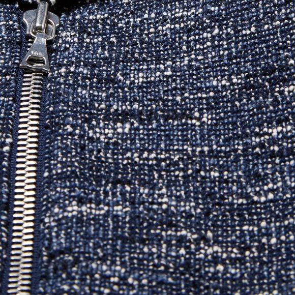 THEORY Navy Bavewick Branson Moto Jacket - SMALL - Picture 6 of 13